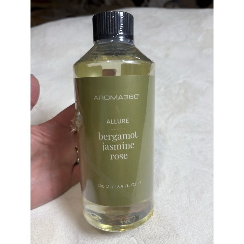Allure Aroma360 Oil- Bergamot Jasmin Rose NEW SEALED 500 ML Bottle